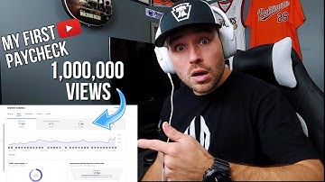 MY FIRST YOUTUBE PAYCHECK: How Much I Made With 1,000,000 Views as a Reaction Channel
