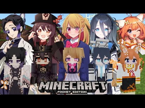 [รีวิว+แจก]Addon สาวๆWaifuสุดน่ารัก!! ในเกม Minecraft (มือถือ) 