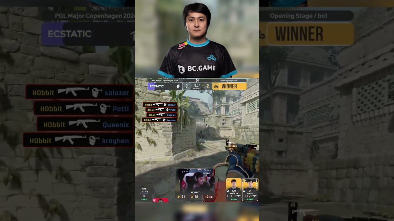 ХОББИТ СДЕЛАЛ ПЕРВЫЙ ЭЙС НА МАЖОРЕ!!