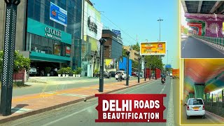 New India: Delhi Beautification and Magical Transformation - Lajpat Nagar to  Noida Stunning View