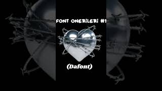 Dafont Font Önerileri~yoi   #font #keşfet