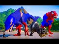 All Dinosaurs in Superhero Form! Spider-Man, Captain America, Iron Man, Venom |Pro Team|