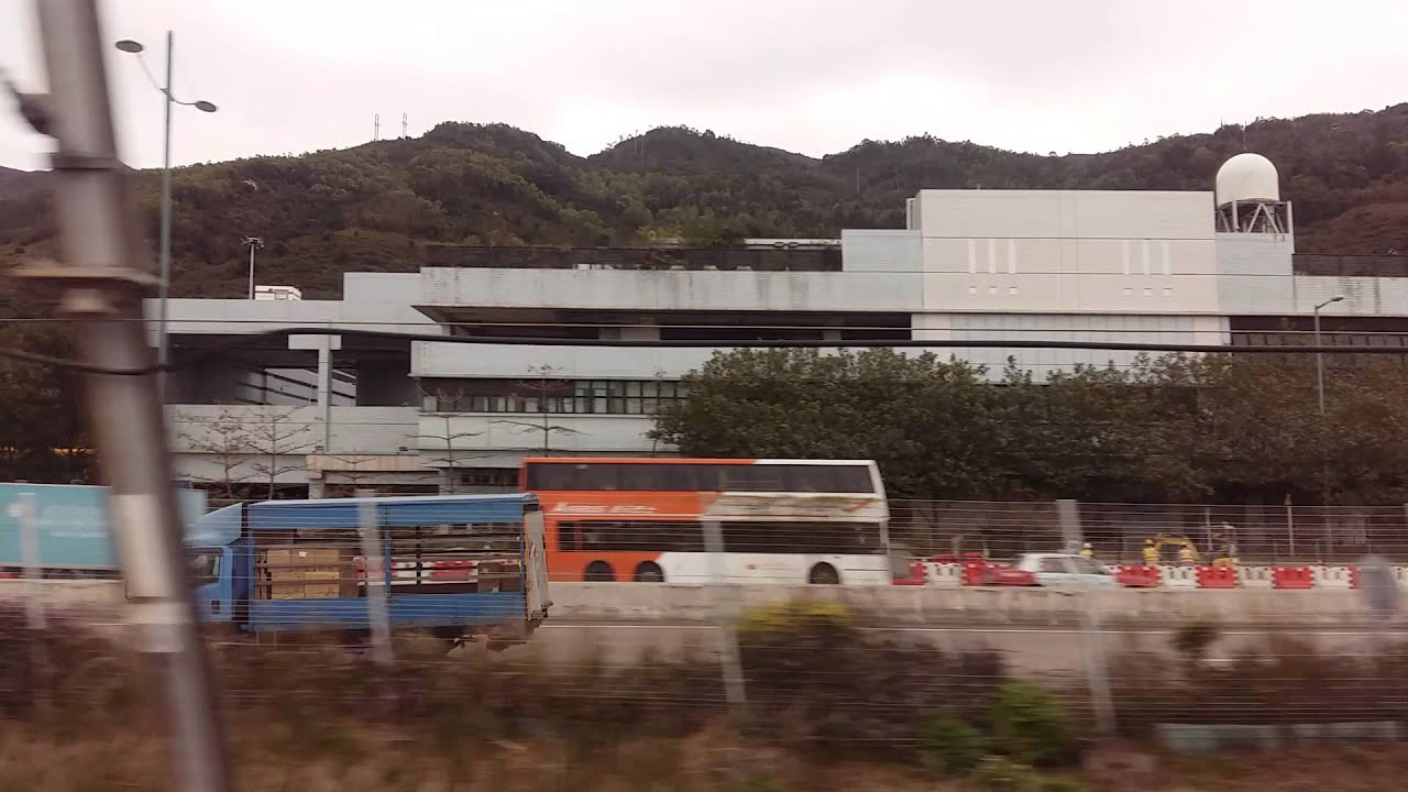 [HD] Ride the MTR Tung Chung Line down Rotem Train to Sunny Bay Station ...