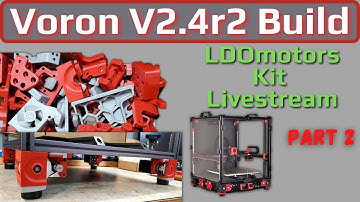 Voron V2.4r2 LDOmotors kit Livestream build- PART 2