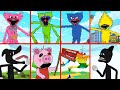 Siren Head, Huggy Wuggy Army , Cartoon Cat, Cartoon Dog | Roblox Piggy Animation | GV Studio