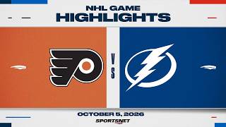 NHL Highlights | Flyers vs. Lightning - October 5, 2026