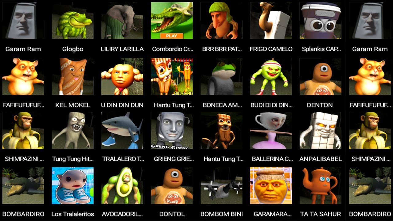 New Tung Tung Sahur New game tung tung sahur, Tung Tung Sahur, burn all characters.