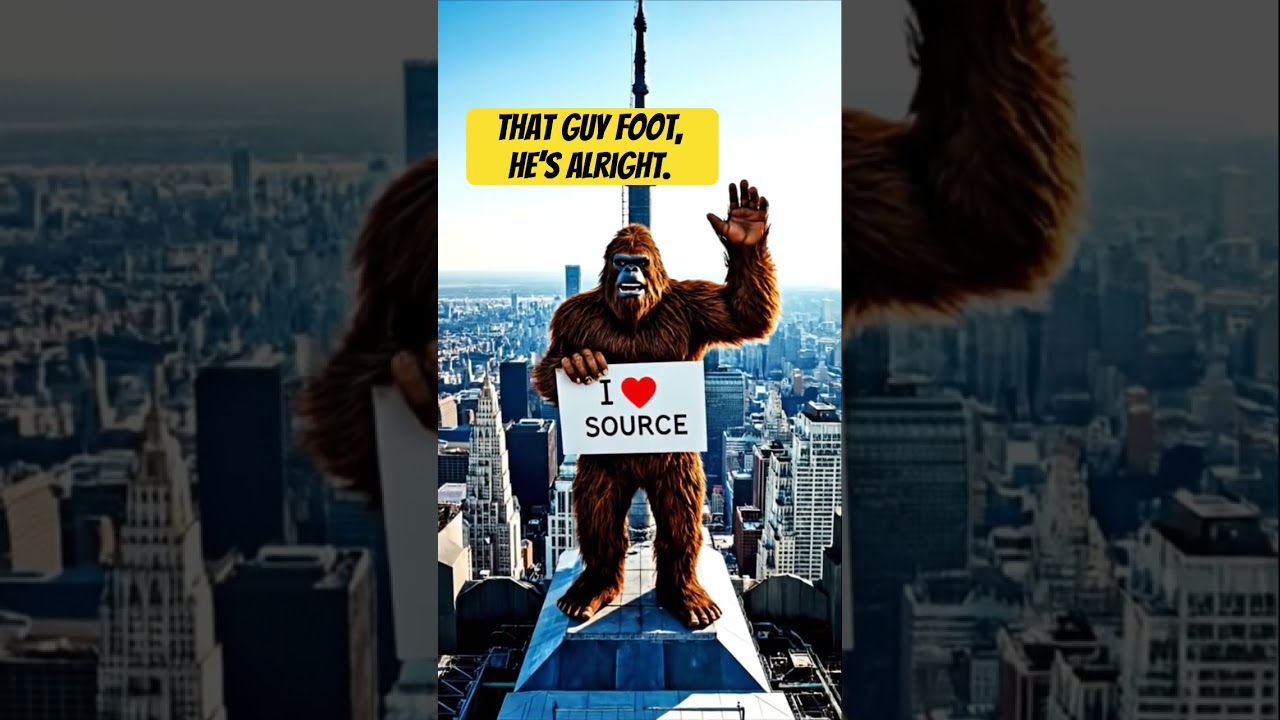 🦧 Bigfoot knows what’s up 