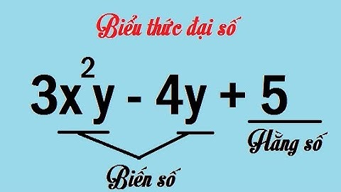 Biểu thức đại số - Toán lớp 7 [Online Math - olm.vn]