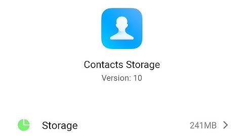 contacts storage keeps stopping | contact storage has stopped