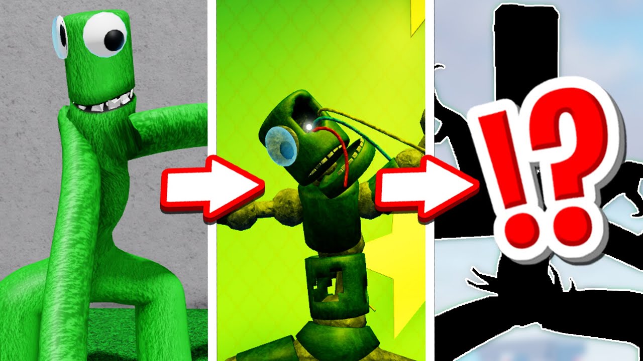 The EVOLUTION Of GREEN In ROBLOX RAINBOW FRIENDS!