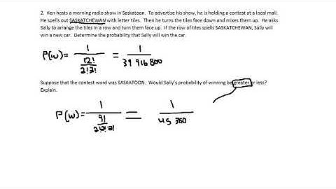5.3 Probability with Counting Methods
