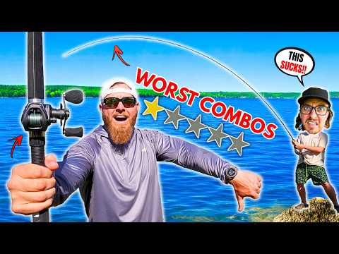 We Built the WORST Fishing Combos Possible...(Loser Gets PUNISHED!!)