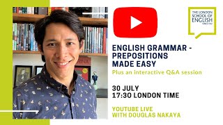 English Grammar - Prepositions Made Easy