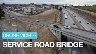 See Drone Video Of Service And Mitchell Roads At Ceres Gateway Center