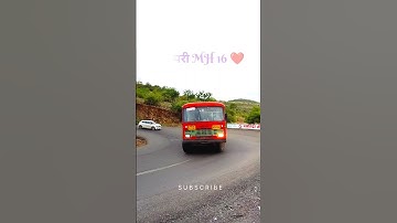 अहमदनगर - पाथर्डी #youtubeshorts #viral #लालपरीmh16 #travel #bus #scania