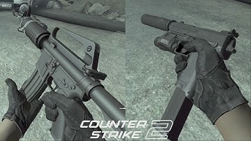 Left 4 Dead 2 Expert Gameplay M4A1 and USP-S CS2 Anim Mod Link on Description