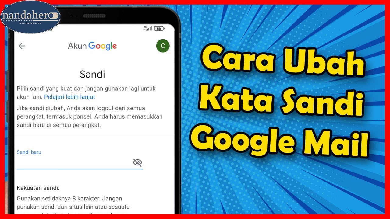 Cara Ganti Password Akun Google Mail Ubah Kata Sandi Gmail 