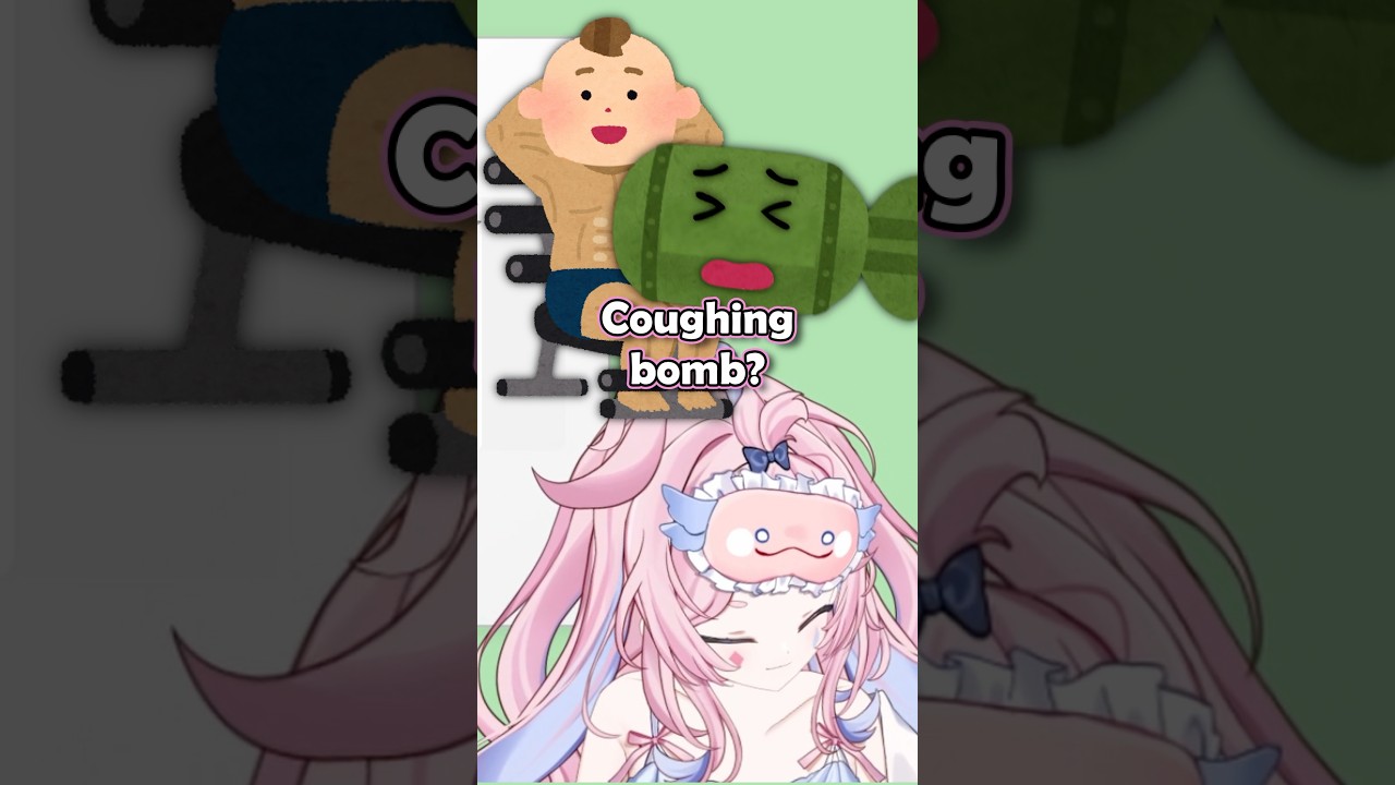 hydrogen baby vs coughing bomb 💣 #shorts #twitch #vtuber