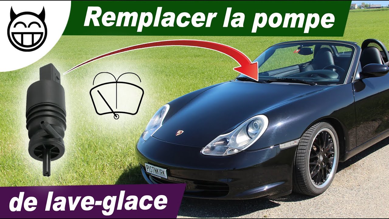 🛠 Changer la pompe du liquide lave glace Tuto Boxster