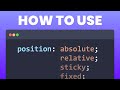 Learn CSS Positions in 4 minutes