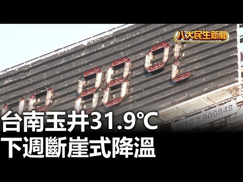台南玉井31.9℃ 下週斷崖式降溫 |【民生八方事】| 2025112301 | 八大電視台