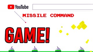 You Can Play MISSILE COMMAND On YouTube?