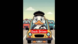 🦆🚕 Duck Taxi Driver Adventure! | Funny Coloring Video for Kids 🎨✨ #viralreels #creativekids
