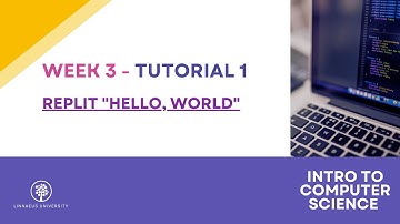 W3 Tutorial 1 - Replit "Hello, World"