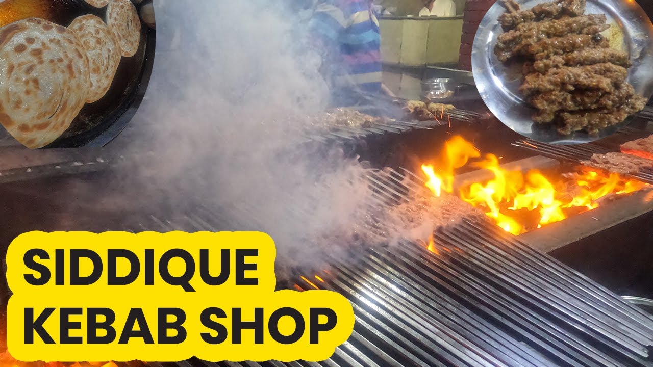Siddique Kebab Shop | Mutton Kebab | Lachha Paratha | Chicken Tikka | Best Barbecue in Lahore