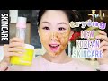 TRYING ON NEW K-BEAUTY PRODUCTS ep. 1 - Skincare & Haircare (한국 2021년 신품 스킨케어 써보기) meejmuse