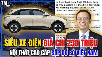 SIÊU XE ĐIỆN GIÁ 230 TRIỆU ĐỒNG, NỘI THẤT CAO CẤP, 6 TÚI KHÍ AN TOÀN, DỰ KIẾN ĐỔ BỘ VIỆT NAM SỚM!