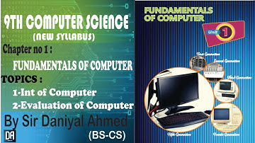 Class-9th (IX) Computer Science (New Syllabus) | Chapter no 1 (SLO 1.1) - Fundamentals of Computers