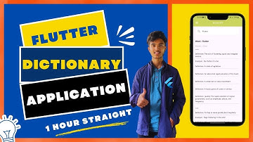 Dictionary App with Words API using Flutter | Flutter App Design | API Integration in Flutter