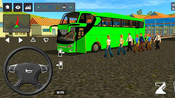 Indonesia Coach bus driving | Euro bus simulator 2025 Android gameplay #game 1