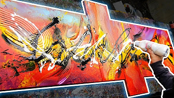 How To Create An Original 4-part Abstract Painting | Saturate Every Atom
