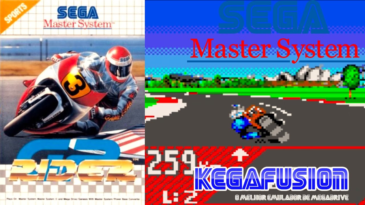 Gp Rider Master System GP Rider (1993) SEGA Master System Gameplay in HD (Kega Fusion) - YouTube