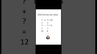Ultimate math Challenge #math #mathpuzzle #mathematics Comment Fast !99% fail