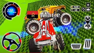 GAME OVER 🗿🍷 MEGA RAMP MONSTER TRUCK STUNT RACING SIMULATOR 3D