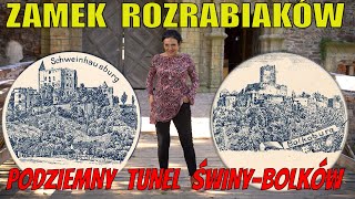 Podziemny tunel Świny-Bolków. Zamek rozrabiaków, opowiada Joanna Lamparska, odc.116.