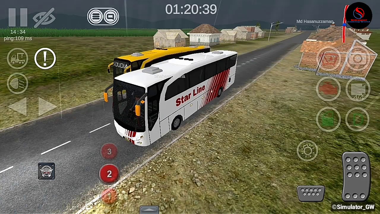 How to setup & Play Multiplayer Mode in Bus Simulator Indonesia |Simulator Gaming World|