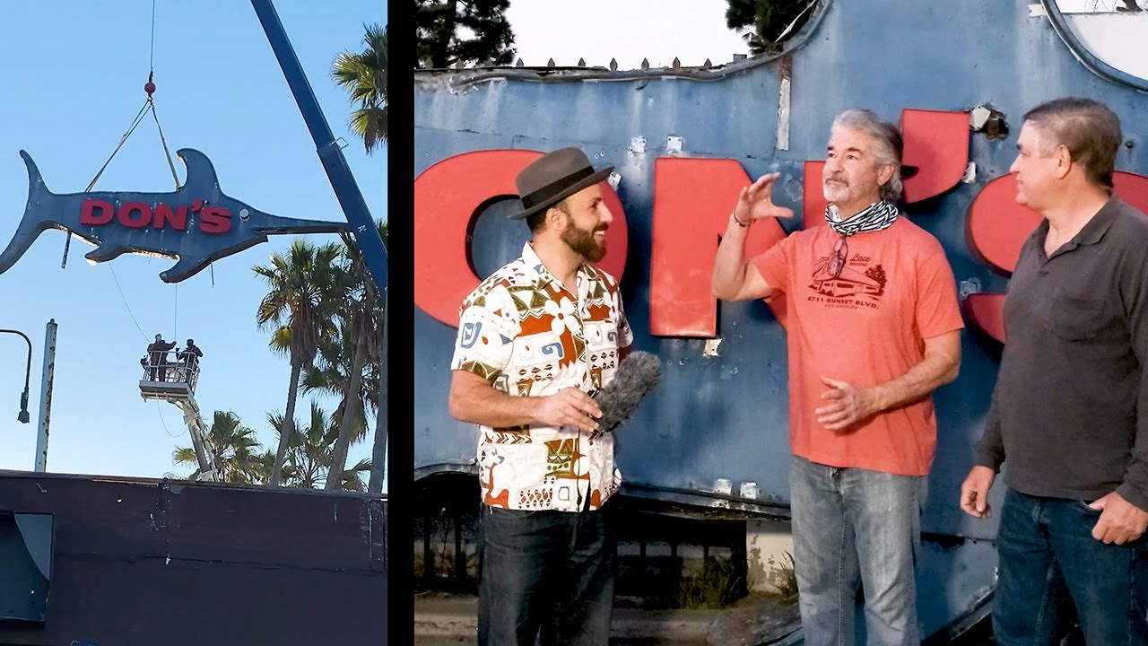 "Vintage Sign Rescue: The Mystery of the Sam's Seafood/ Don the Beachcomber Fish Sign"