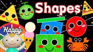 Baby Sensory 🌈Shapes🟢🔺🔷High Contrast, Visual Stimulation for Infants.