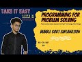 Bubble Sort Explanation|C-Language|Programming For Problem Solving | ES-CS201 |MAKAUT