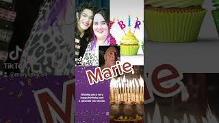 Happy Birthday Marie ❤️