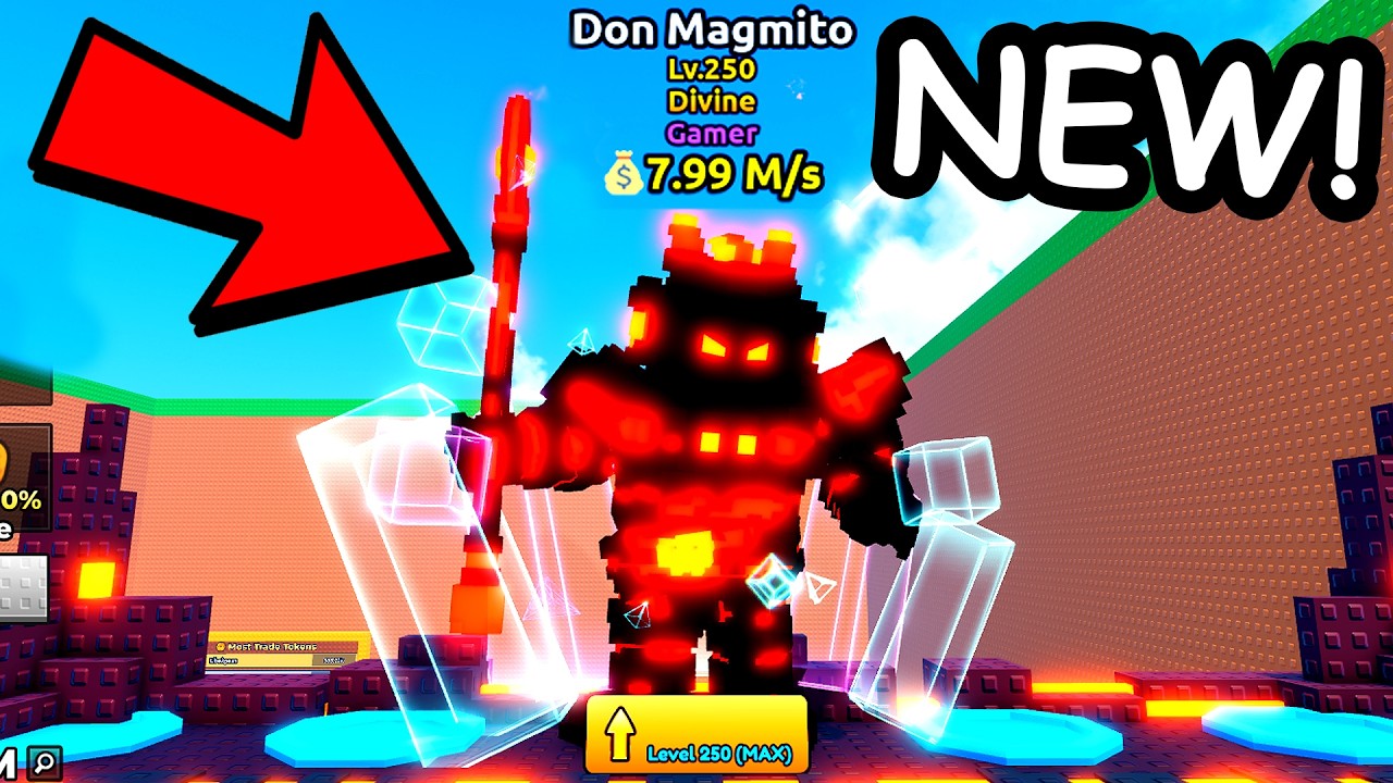 I STOLE NEW DON MAGMITO in Escape Tsunami for Brainrots...