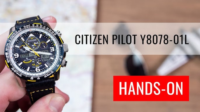 Citizen Eco-Drive Promaster Skyhawk A-T Solar Atomic Watch JY8078-01L -  YouTube | Solaruhren