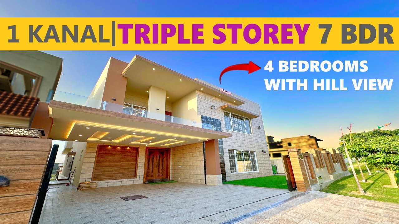 Triple Storey 21 Marla House with Basement for Sale in Bahria Town Rawalpindi