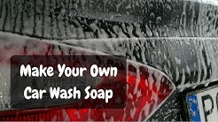 How to Make Your Own Car Wash Soap 