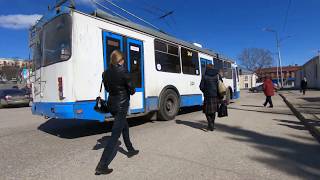 картинка: Владимир, маршрут 10: ЗиУ-682Г-016.02, №244 / Vladimir trolleybus, route 10: ZiU-682G-016.02